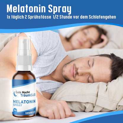 Melatonin Spray - Gute Nacht & Träum Süß - Dietary Supplement - Vegan - 15 ml