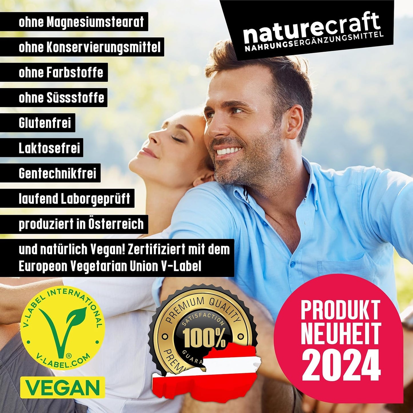 Daily EnergyBoost Nahrungsergänzungsmittel - 18 Vitalstoffe wie Koffeein, Maca, Mate, Aronia, Guarana, Grüntee, Chlorella, Vitamine, Spurenelemente und Pflanzenextrakte - vegan - 30 Kapseln